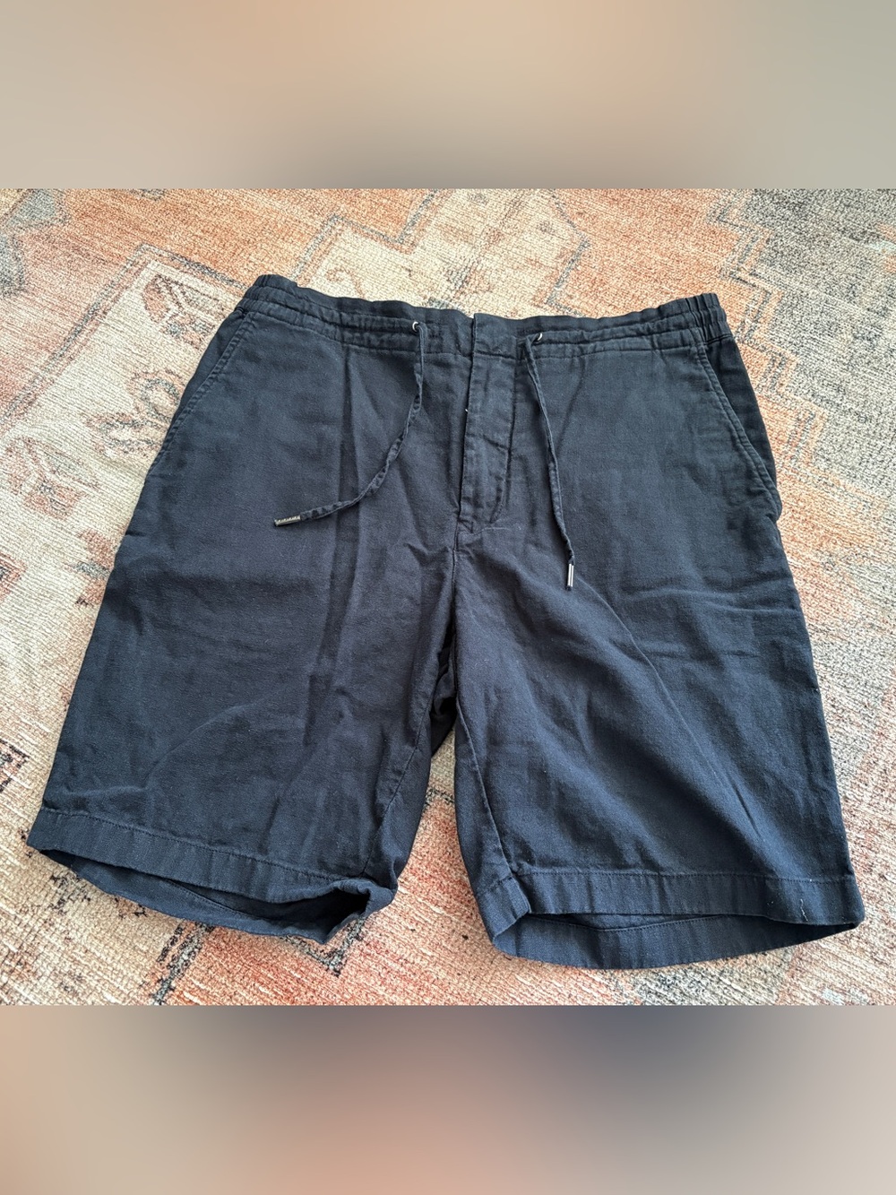 Barbour Chino Shorts Mens Medium Linen Cotton